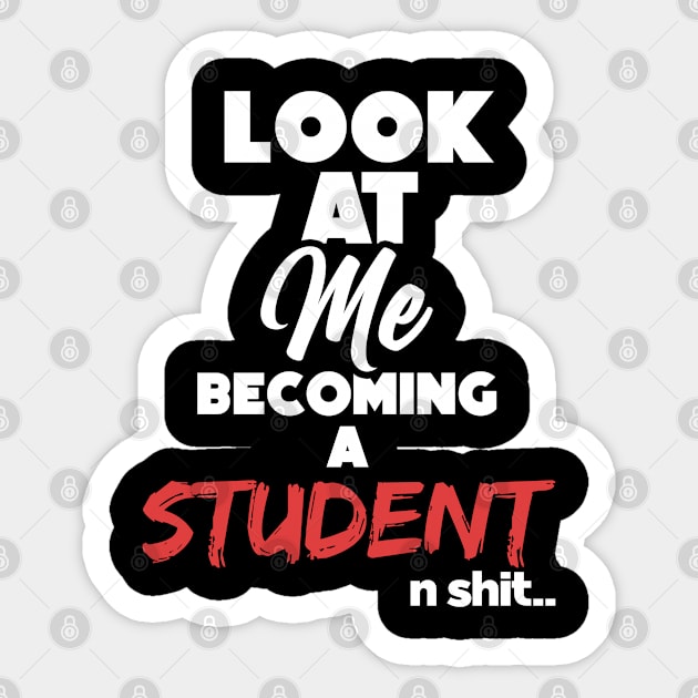 Becoming a student. Graduation gift Sticker by NeedsFulfilled